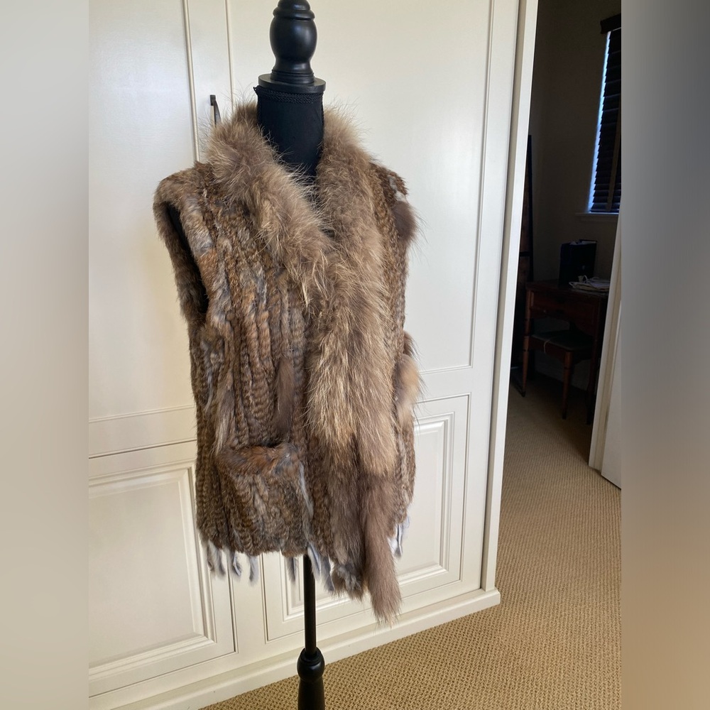 Rabbit Fur Vest